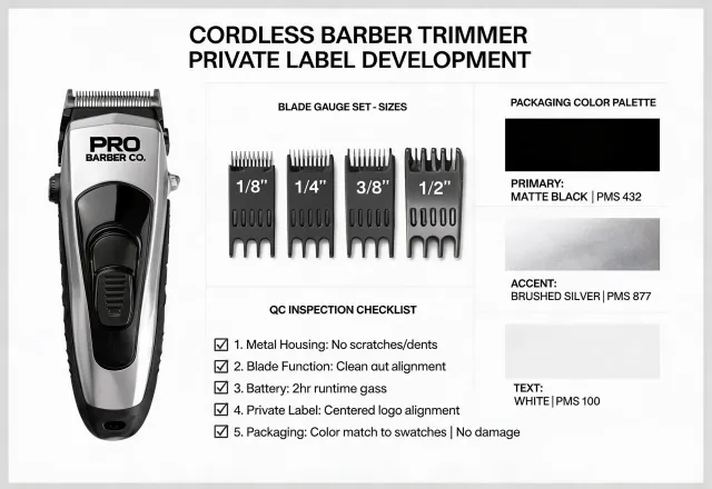 Trimmer private label case